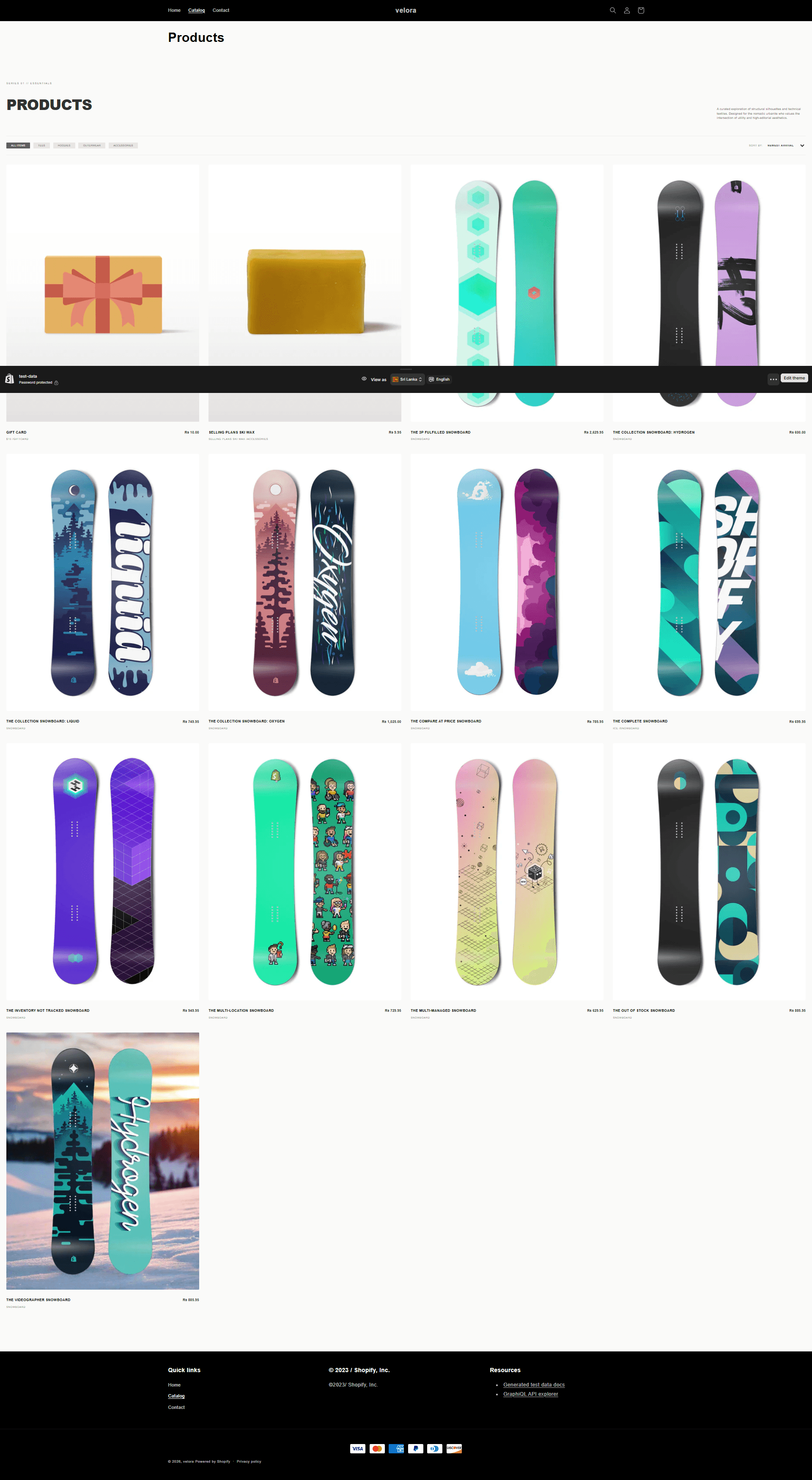 Catalog